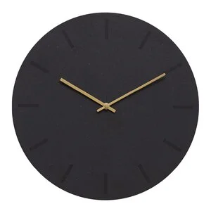 Gunpowder veggklokke 38 cm mørk grå m/gull viser v:8051288