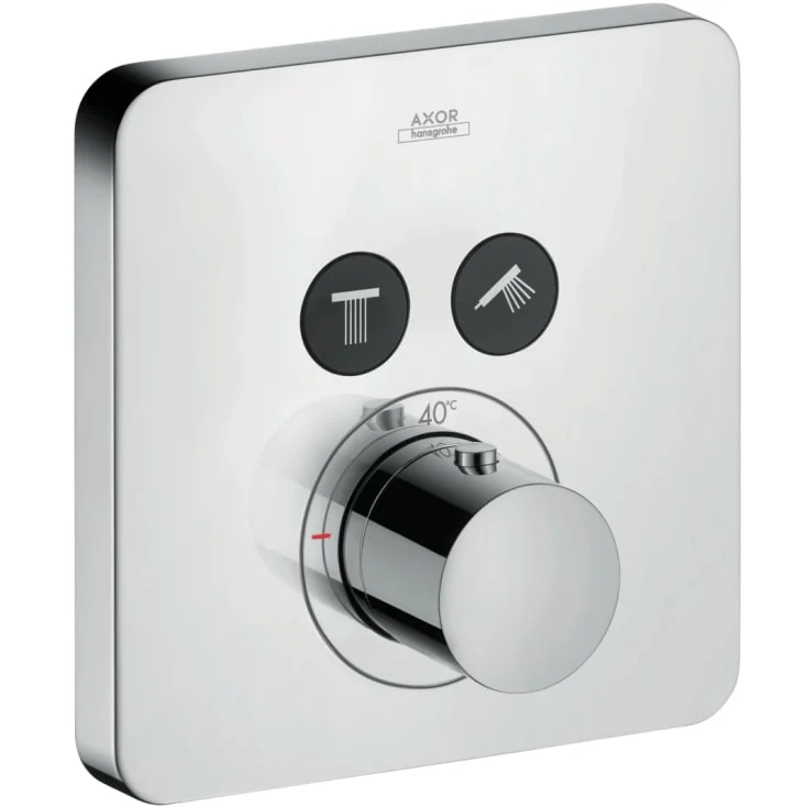 Axor ShowerSelect Termostat, m/2 utløp, for innbygging, krom | 36707000