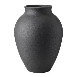 Knabstrup vase 27 cm svart v:8491497