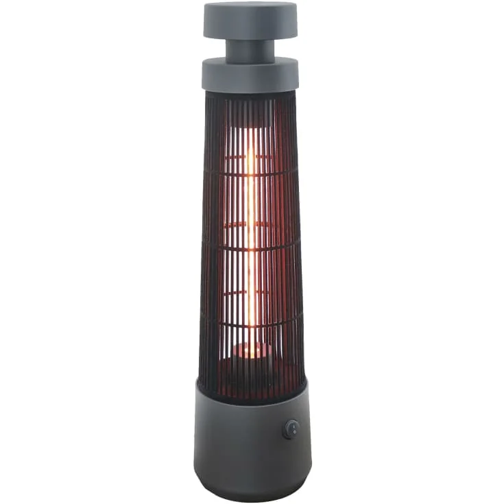 Heat1 Eco High-line terrassevarmer, infrarød, 1200W, sort | 212-371 Heat1 Eco High-line terrassevarmer, infrarød, 1200W, sort | 212-371