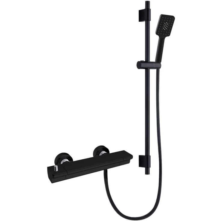 Bathlife Skur dusjsett, sort | 401053051 Bathlife Skur dusjsett, sort | 401053051