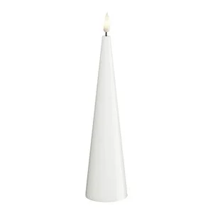 LED kjeglelys 5 x 20 cm hvit v:8535874