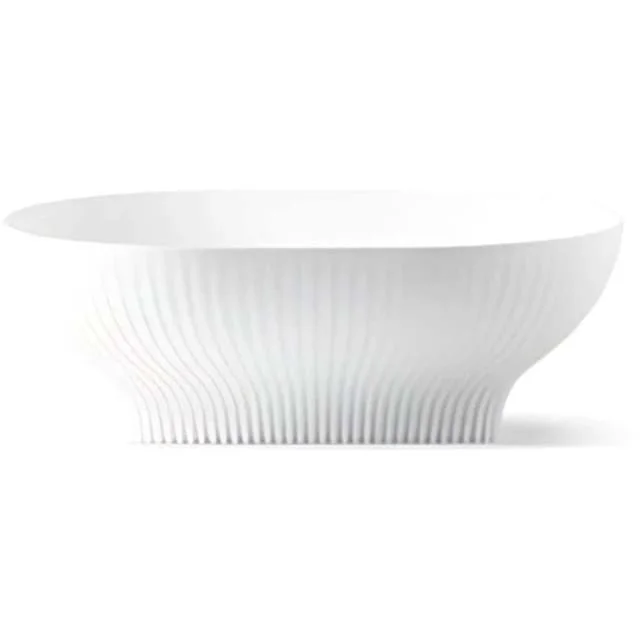 Bathco Cervino oval toppmontert servant, 52×38 cm, hvit matt | 6055