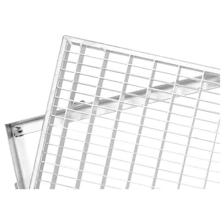 Aco Vario dørrist, med ramme, 80×50 cm, galvanisert | 03499 Aco Vario dørrist, med ramme, 80×50 cm, galvanisert | 03499