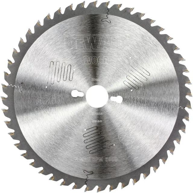 DeWalt DT4324-QZ sirkelsagklinge, Ø260/30 mm, 48 tenner | 308825 DeWalt DT4324-QZ sirkelsagklinge, Ø260/30 mm, 48 tenner | 308825