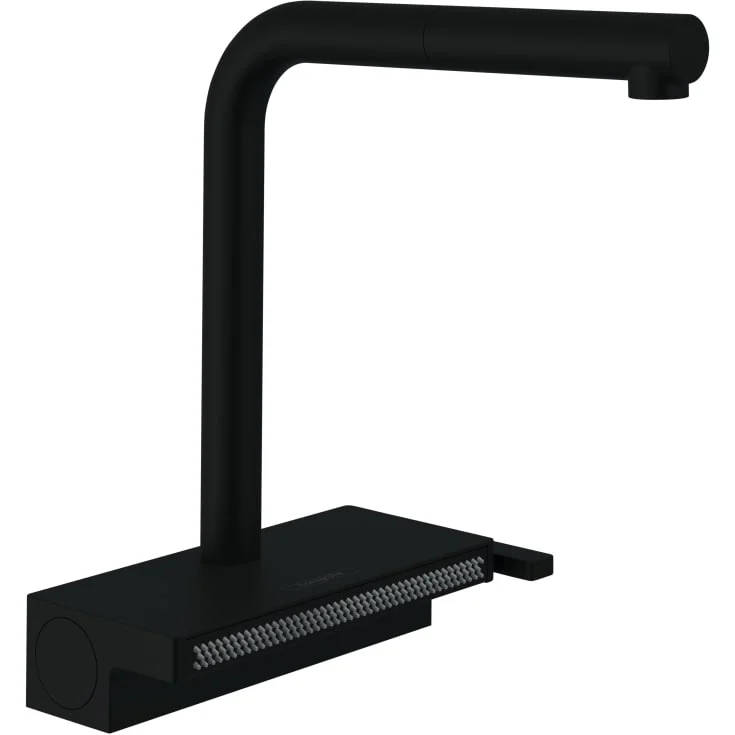 Hansgrohe Aquno Select M81 kjøkkenarmatur, uttrekkbar tut, matt sort | 73836670