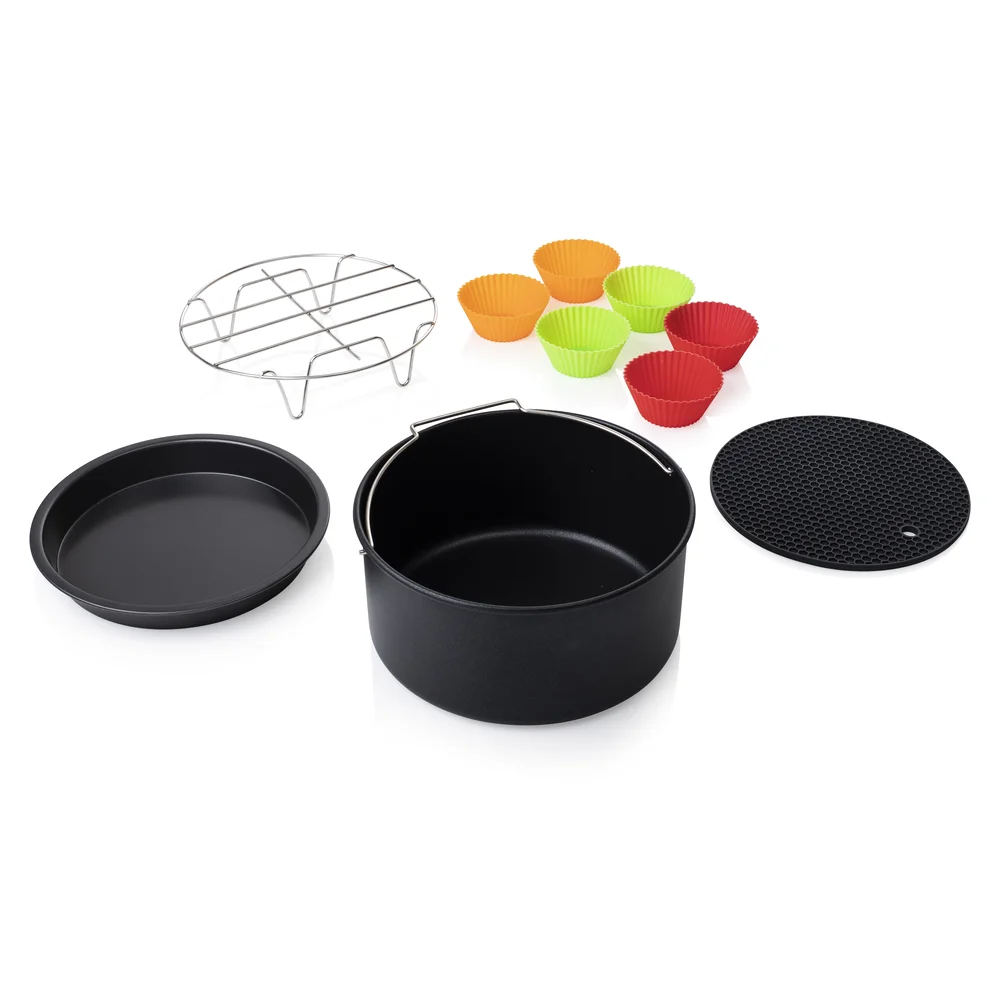TILBEHØRSETT AIRFRYER 10DELER v:9147429