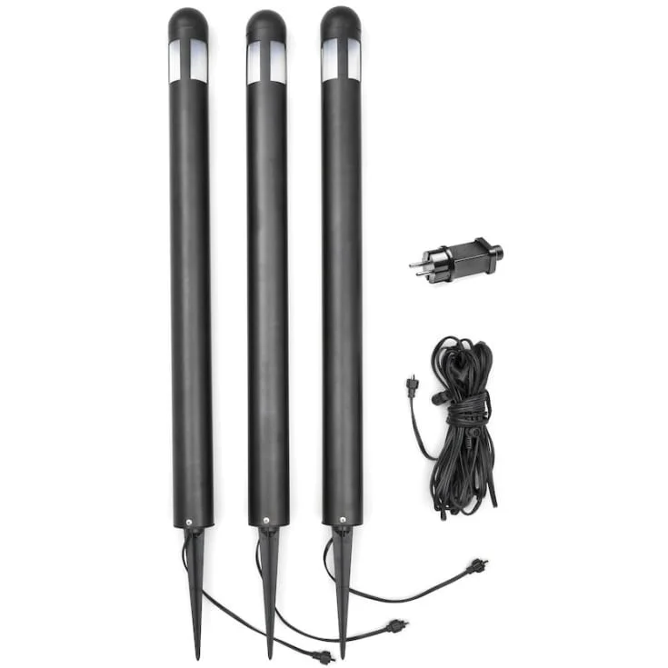 Konstsmide Amalfi bedlampe, svart | 7452-750