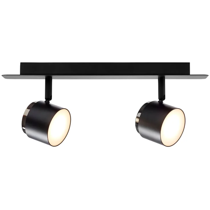 Nielsen Light Teater spotlampe, 2 spot, svart | 280225
