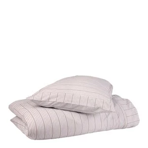 Bedding Collection dynetrekk 140x220+63x60 cm sand beige stripes v:5752728