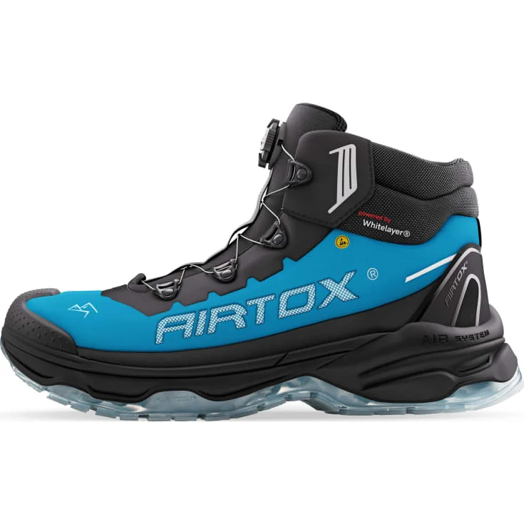 Airtox TX66 vernestøvletter, S3, sort/blå, str. 44 | TX66_44 Airtox TX66 vernestøvletter, S3, sort/blå, str. 44 | TX66_44