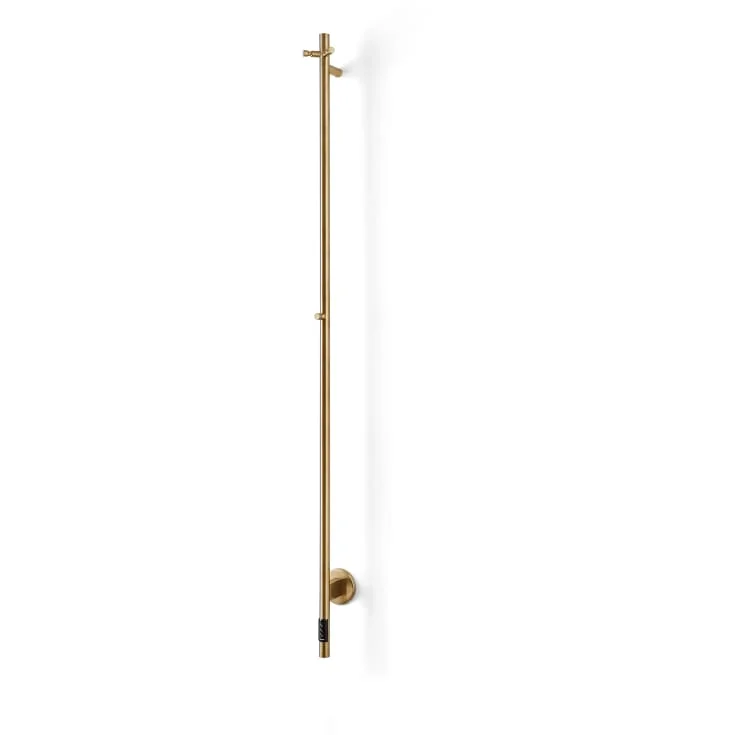 Cassøe Rimini håndkletørker, el, 8,5×148 cm, børstet messing | RimBM Cassøe Rimini håndkletørker, el, 8,5×148 cm, børstet messing | RimBM