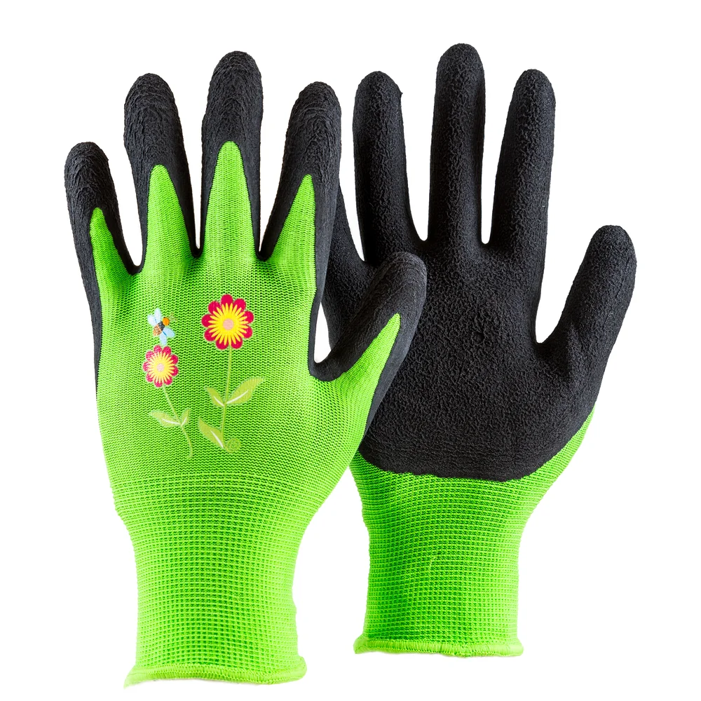 Hagehanske grønn med latexbelegg i håndflaten. Str. 8 v:8927094