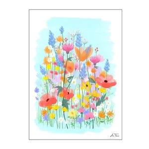 Anna Thomsen poster 30×40 cm field of flowers no3 v:8275059