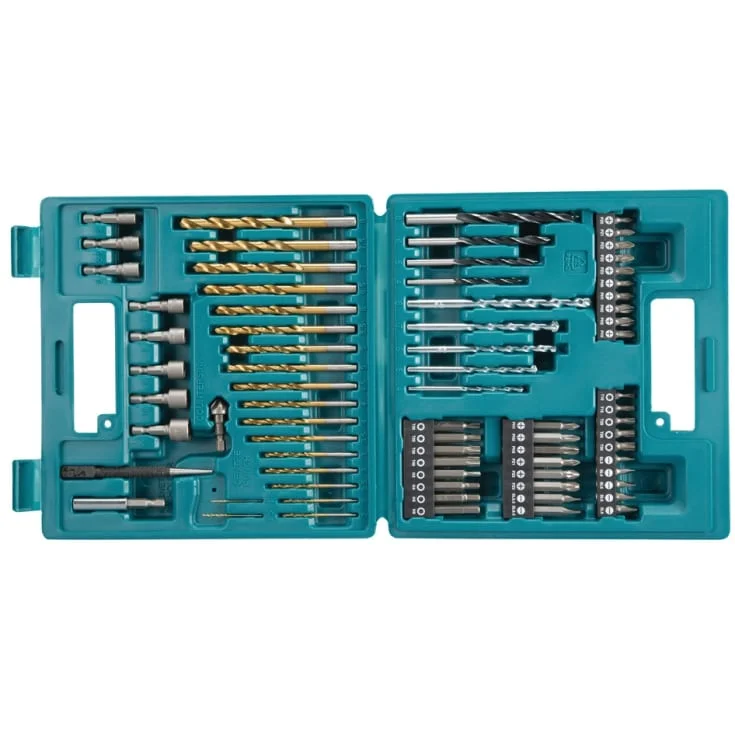 Makita Drill/Bits/Top Kit i koffert - 75 deler | B-49373