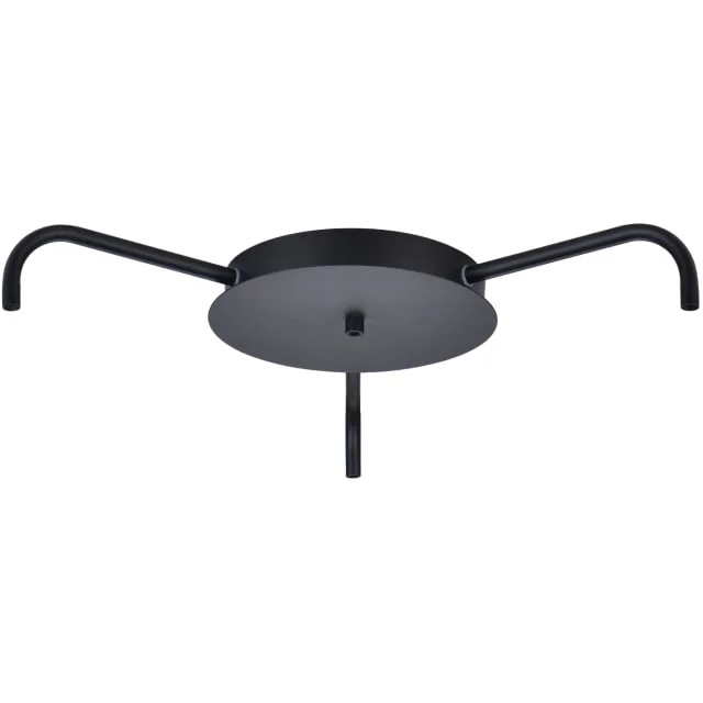 Halo Design baldakin, 4 uttak, svart | 714063
