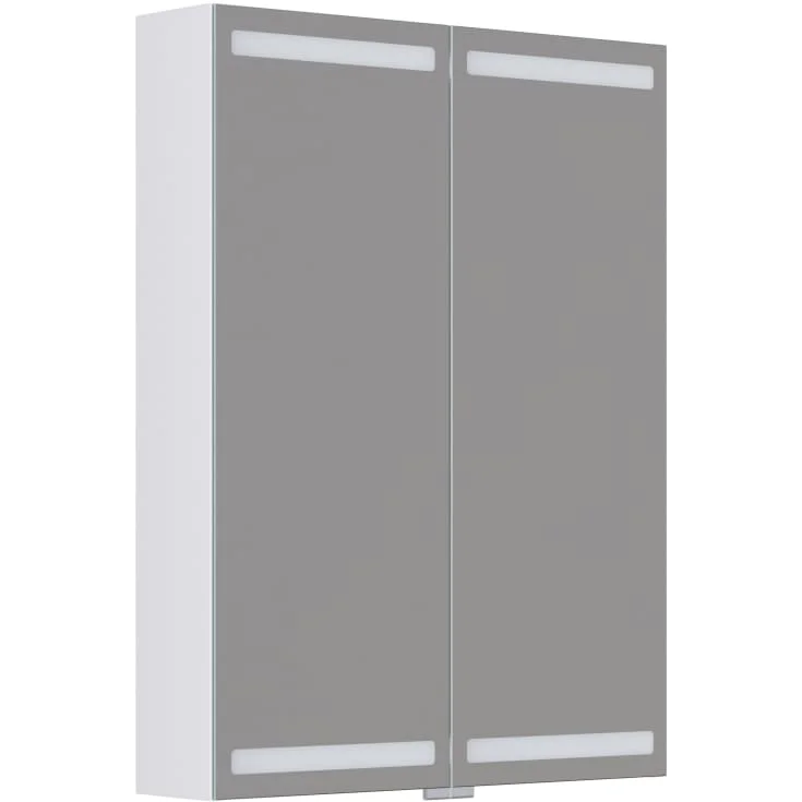 Dansani Inzo Level speilskap, 80x60 cm, matt hvit | LS876-110