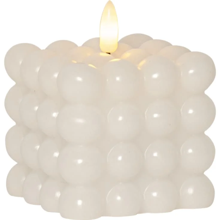 12 stk Star Trading Flamme Dot Bubble LED stearinlys, hvit | 061-50 12 stk Star Trading Flamme Dot Bubble LED stearinlys, hvit | 061-50