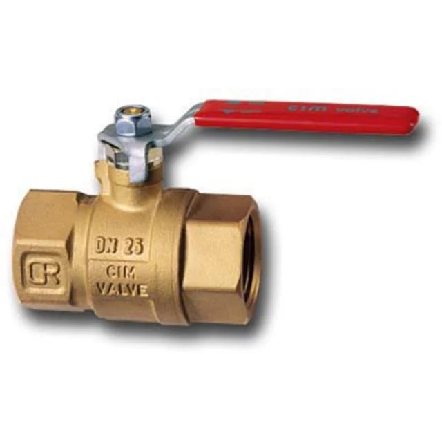 CIM kuleventil, langt grep, 1/2", muffe/muffe | 5665004