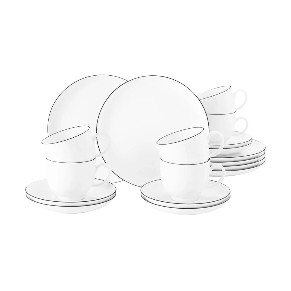 Lido black line kaffeservise 18 deler v:3378426 Lido black line kaffeservise 18 deler v:3378426
