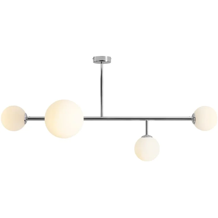 Aldex Dione taklampe, krom | AL1092PL-L4