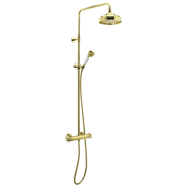 Damixa Tradition dusjsett, polert messing | 3793077