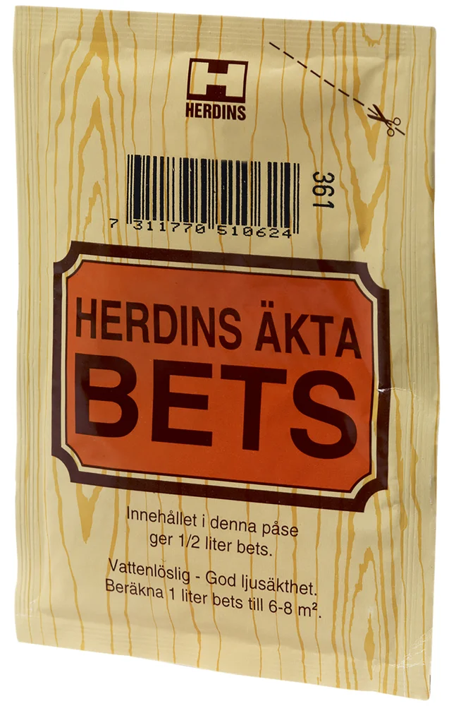 Beispulver vannbasert 10g blå herdins ekte beis v:1342083