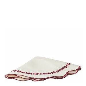 Elina dekkebrikke Ø38 cm hvit m/broderi v:6836140
