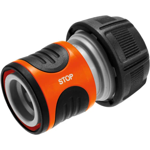 Gardena slangekobling, automatisk vannstopp, 19 mm, frostsikker | 18214-20