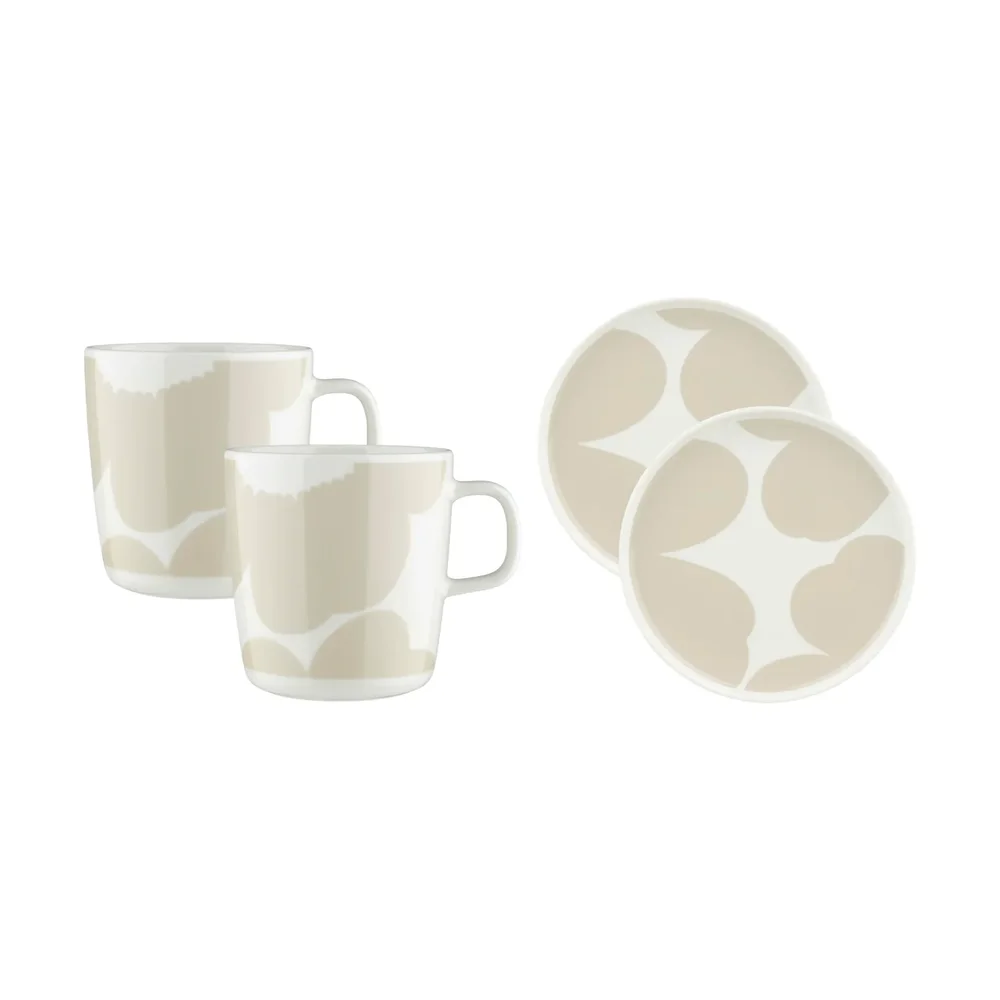 Iso Unikko frokostsett 4 deler v:7380757 Iso Unikko frokostsett 4 deler v:7380757