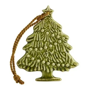 Juleornament juletre 9 cm grønn v:3267798