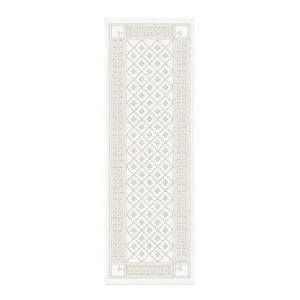 Åttebladrose løper 50×150 cm beige v:8513710