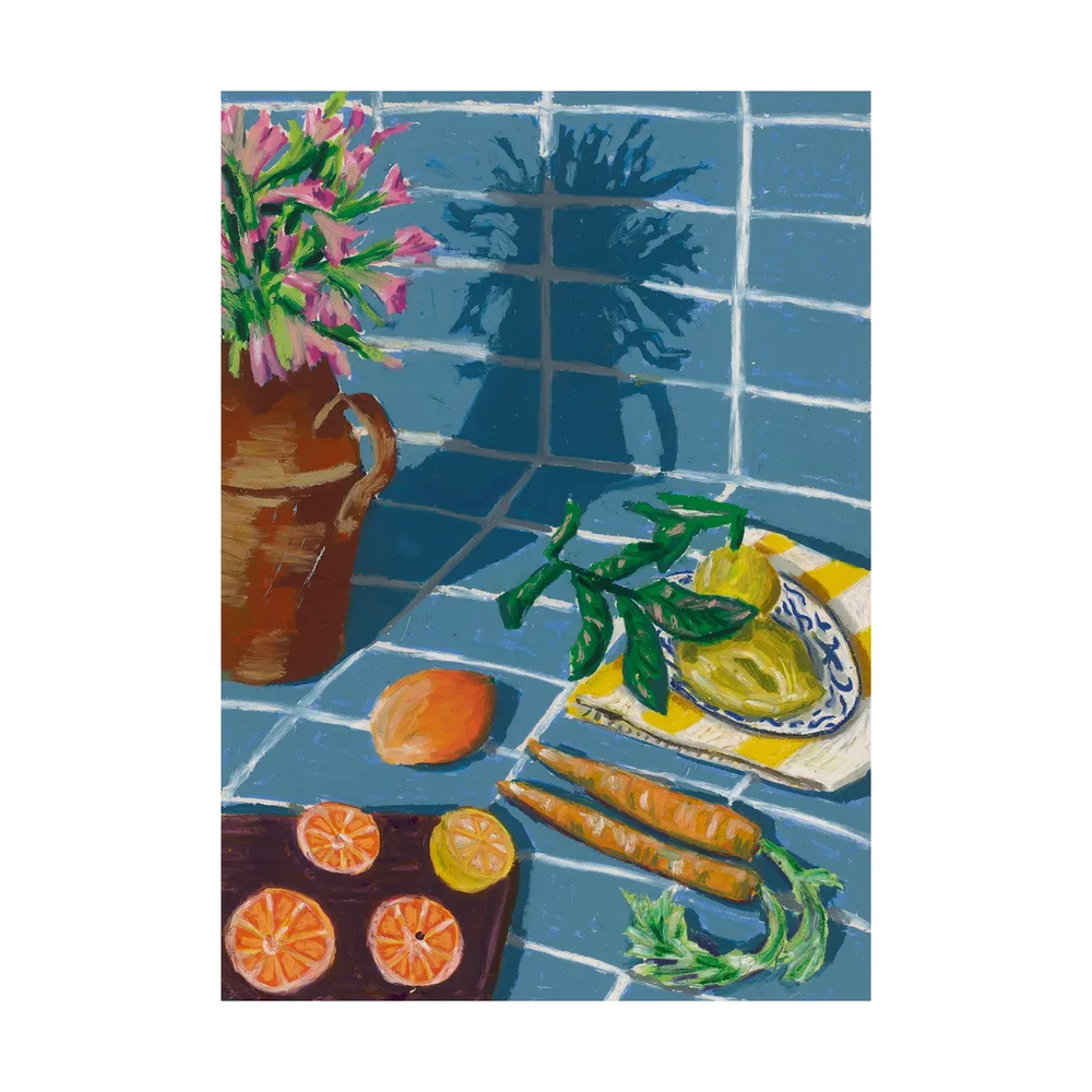 Composition in Blue poster v:1822336 Composition in Blue poster v:1822336