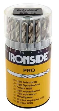 Borsett hss for metall 19 deler pro 1-10mm i box v:2645987 Borsett hss for metall 19 deler pro 1-10mm i box v:2645987