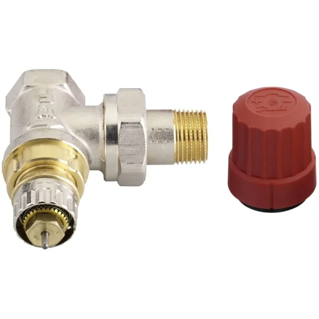 Danfoss RA-N radiatorventil, vinkelløpende, 3/8" | 013G0011