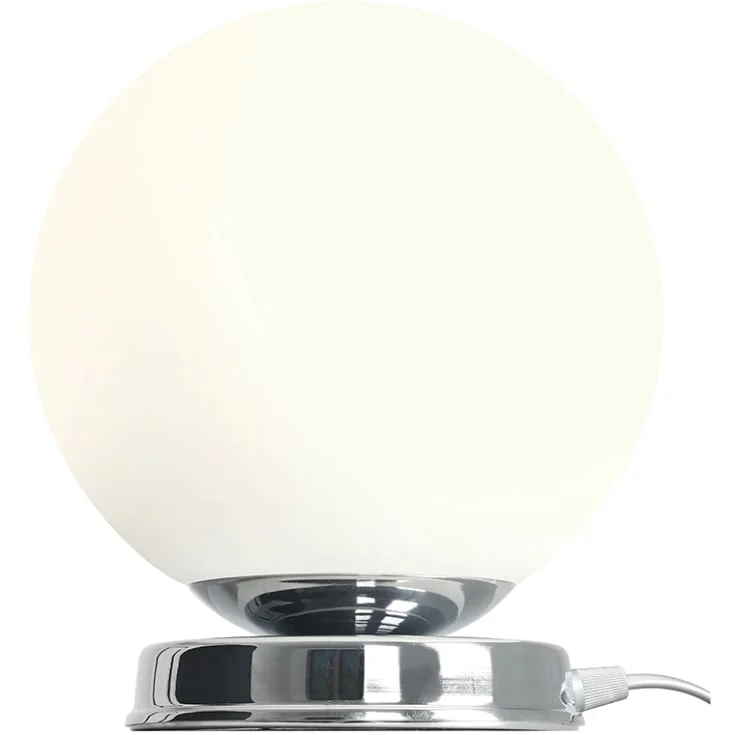 Aldex Ball bordlampe, krom, Ø20 cm | AL1076B4-M