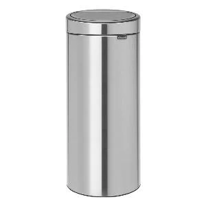Avfallsbøtte touch 30L sølv v:1913865