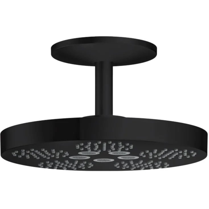 Axor One 2jet Takdusj, Ø280 mm, med 2 stråletyper, sort matt | 48494670 Axor One 2jet Takdusj, Ø280 mm, med 2 stråletyper, sort matt | 48494670