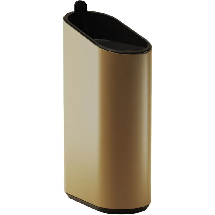 2 stk Cosmic Flat søppelbøtte, 2,5 liter, matt gull | WJC512A0002041