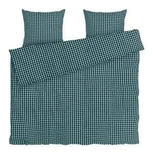 Bæk&Bølge sengetøy 220×220 cm grønn/lys blå v:4718967