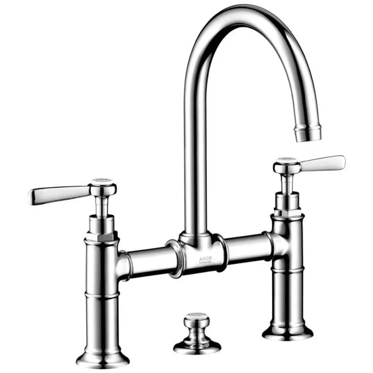 Axor Montreux 2-hulls Servantbatteri, med bunnventil, krom | 16511000 Axor Montreux 2-hulls Servantbatteri, med bunnventil, krom | 16511000