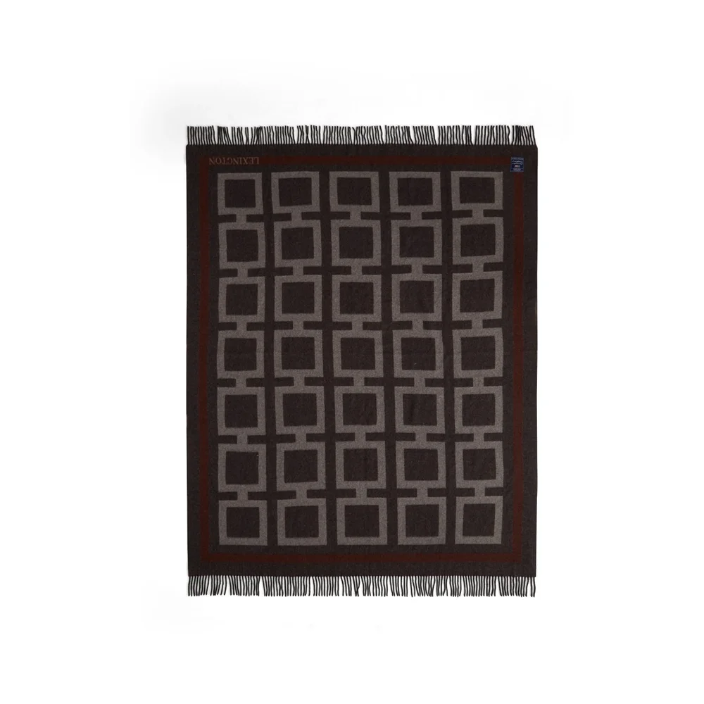 Graphic Recycled Wool pledd 130 x 170 cm v:6853545