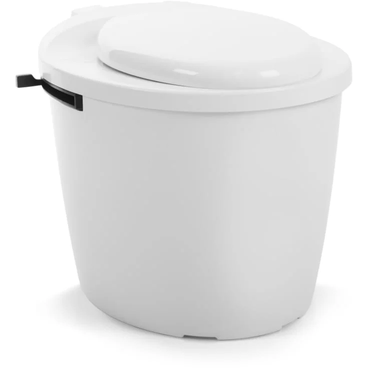 Biolan Complett tørrtoalett, separat avfall, nivåvarsler, 57x51x64 cm, hvit | 70570260 Biolan Complett tørrtoalett, separat avfall, nivåvarsler, 57x51x64 cm, hvit | 70570260