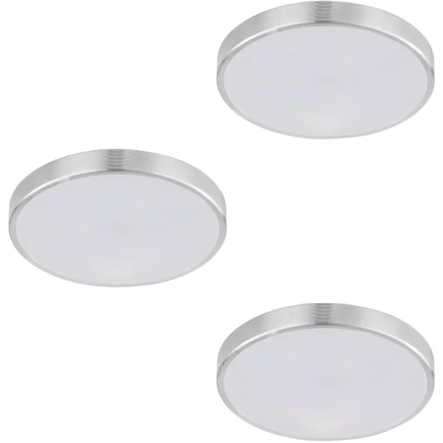Eglo Tarout møbelspotlights, 3 stk., børstet stål | 33623 Eglo Tarout møbelspotlights, 3 stk., børstet stål | 33623