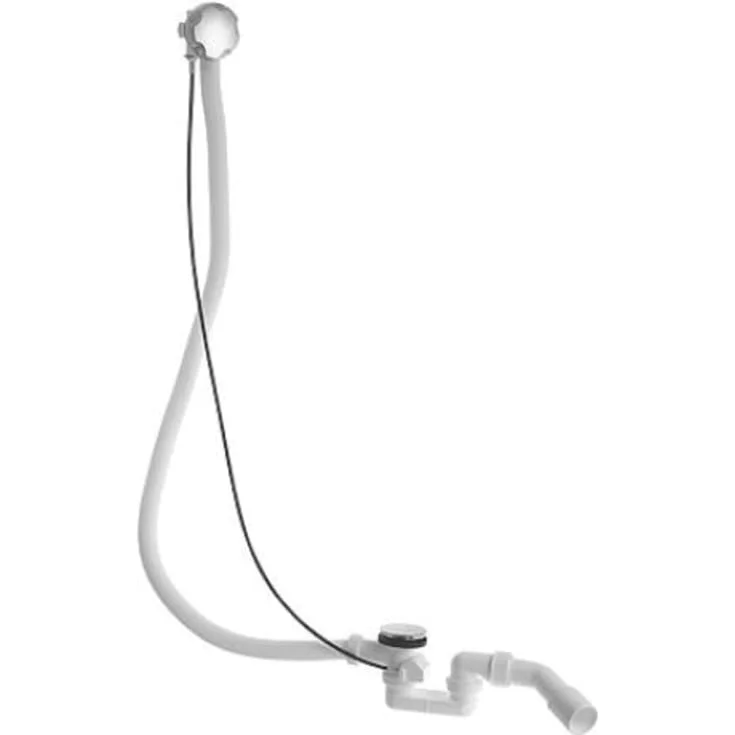 Duravit av- og overløpssett, 110 cm, krom | 790227000001000